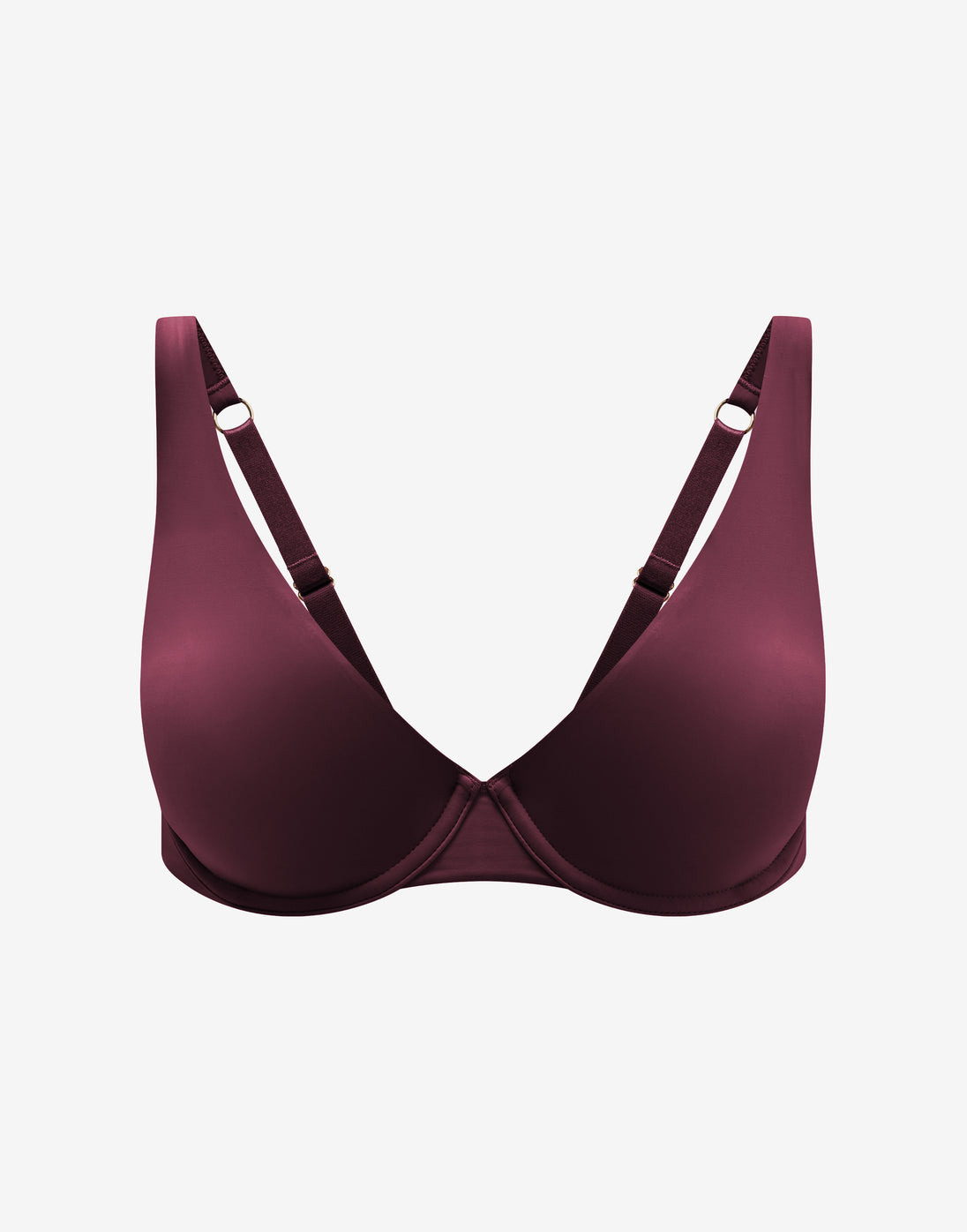 24/7 Classic Second Skin Unlined Bra, Pinot
